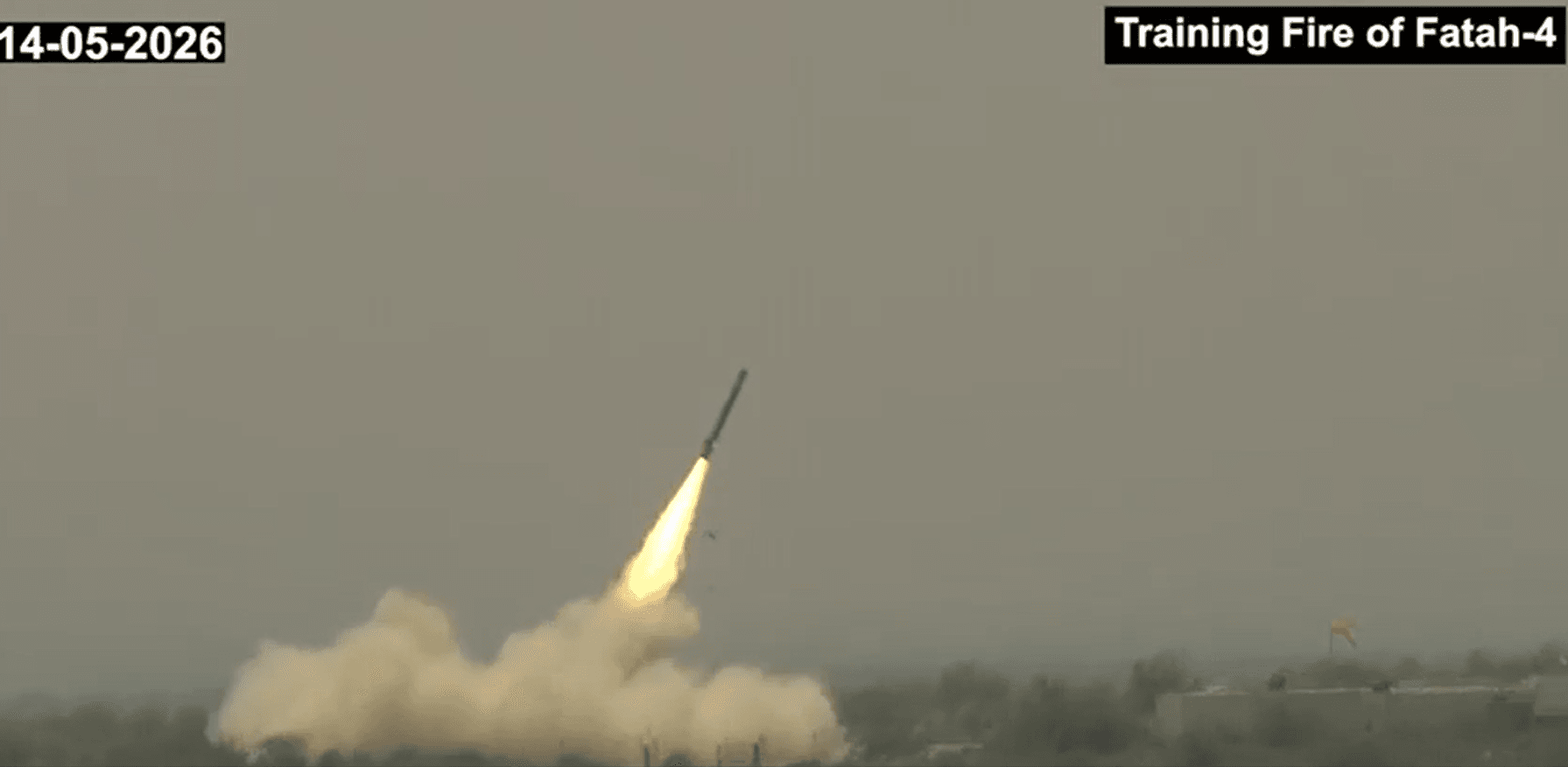 A successful training fire of indigenously developed Fatah-4, Ground Launched Cruise Missile was conducted today by Army Rocket Force Command.