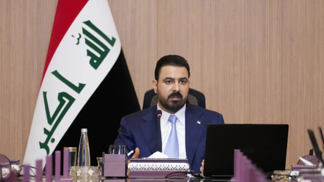 Iraqi Prime Minister Ali Falih Al-Zaidi chairs a session of the Council of Ministers on June 14, 2026, in Baghdad. (File photo: X/@IraqiPMO