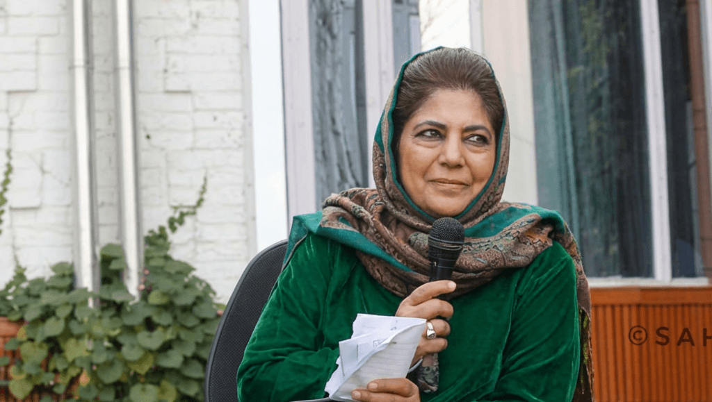 India’s Peoples Democratic Party President Mehbooba Mufti. (File Photo: X via @MehboobaMufti)