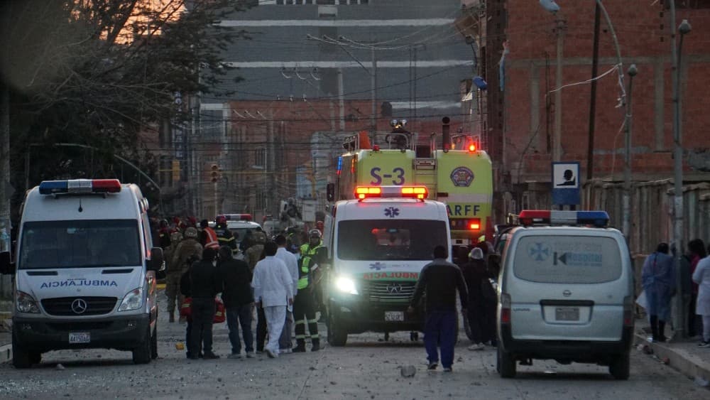 Explosion at Bolivian military barracks injures at least 58