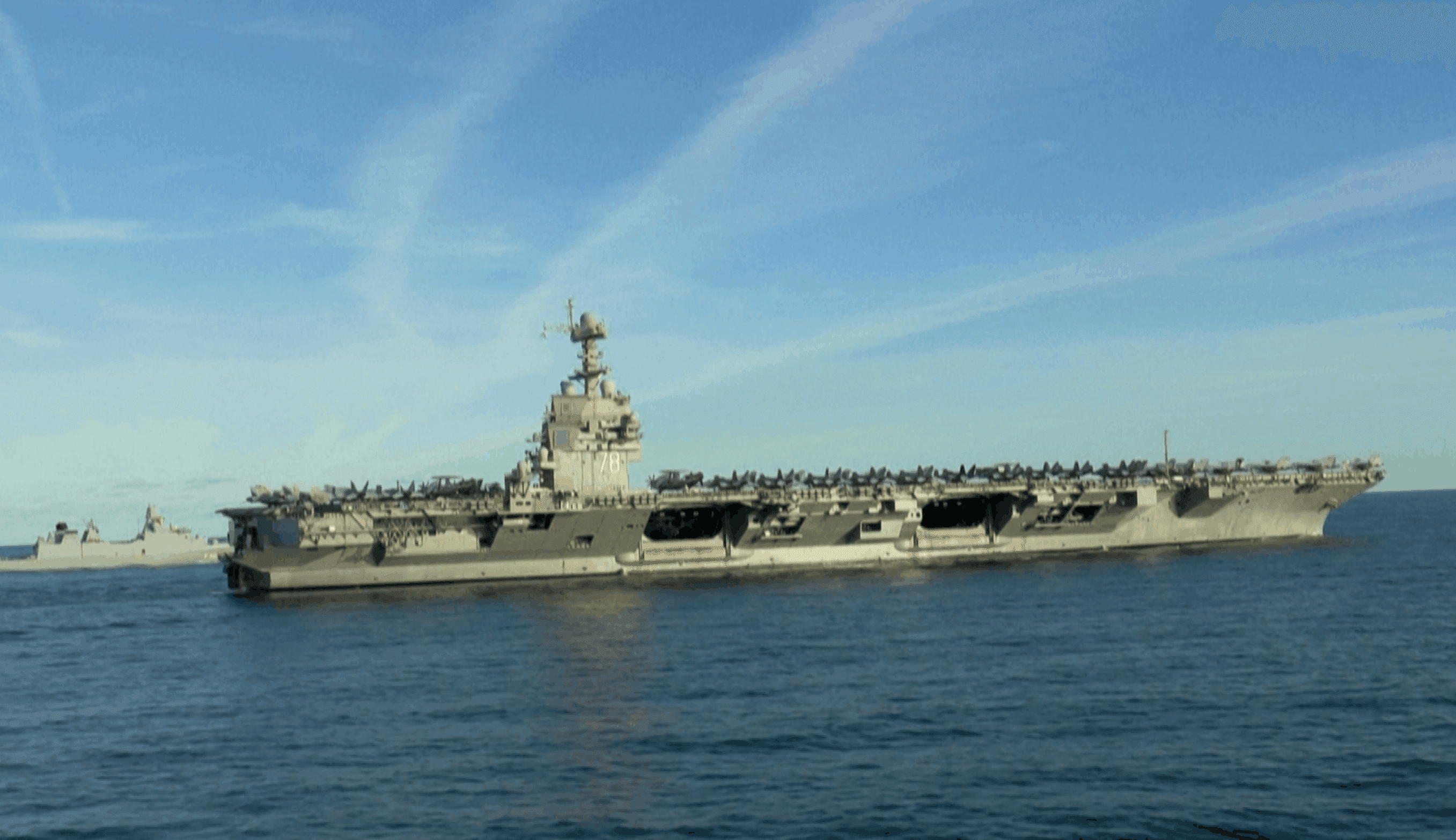 STOCKSHOTS: World's largest aircraft carrier, USS Gerald R. Ford (AFP)