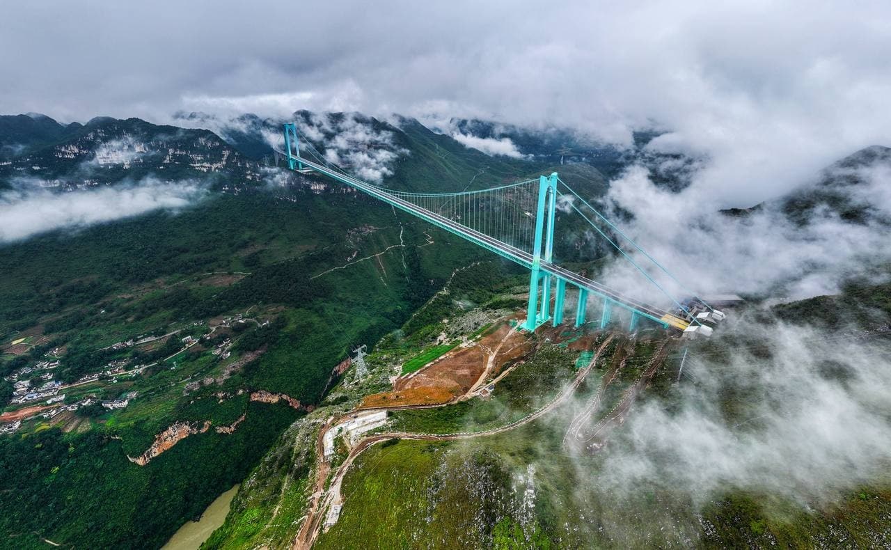 The Huajiang Grand Canyon Bridge