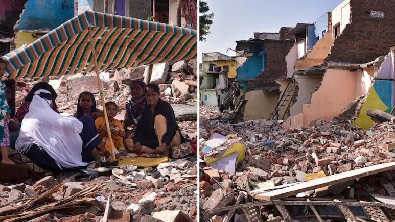 Muslim families displaced after nearly 100 houses razed in Surat, India