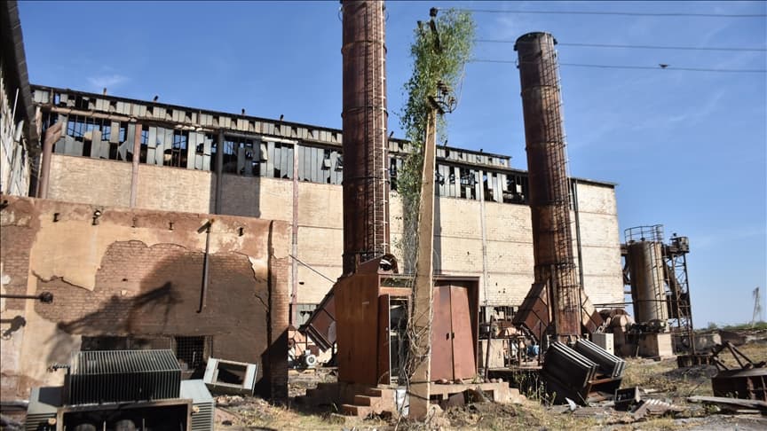Guneid Sugar Factory, Sudan's first sugar factory established in 1962, suffers severe damage and is left unusable after being looted by the Rapid Support Forces (RSF), in Khartoum, capital of Sudan, on February 21, 2026. (AFP)